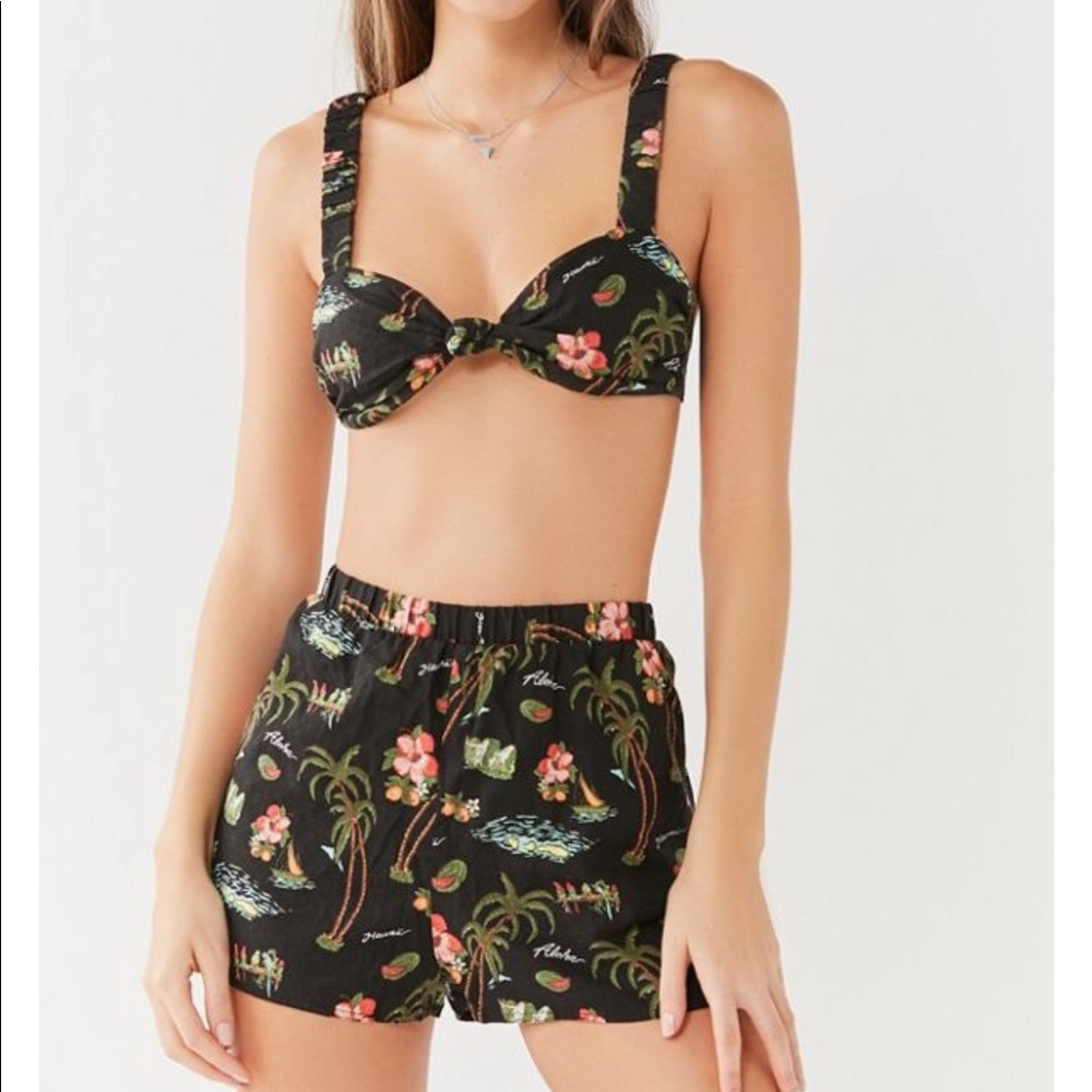 Urban Outfitters Matching Shorts & Bra